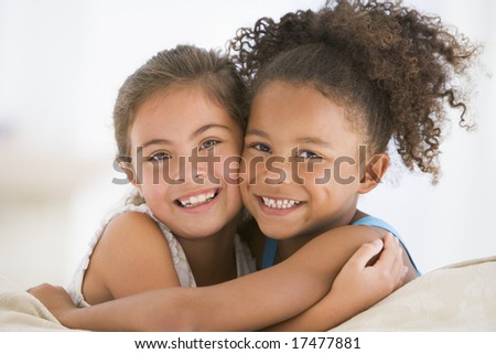 stock photo : Best Friends Hugging