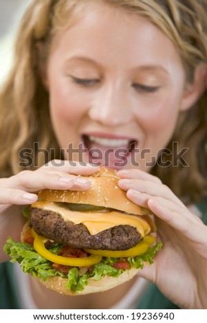 fat person eating burger. fat person eating food. fat