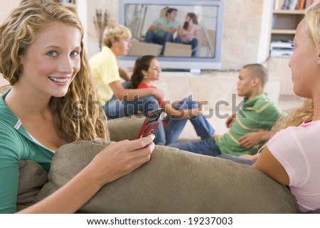 Teenagers Hanging Out Together