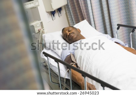 Sleeping In Hospital Bed