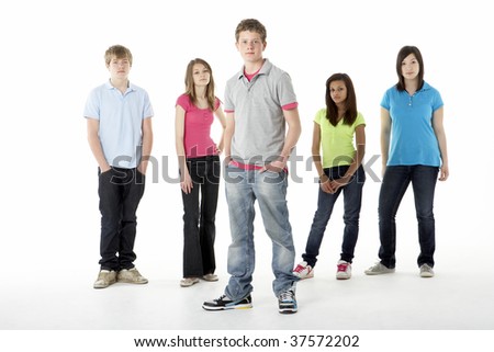 Werewolf Role Play Stock-photo-group-of-teenage-friends-in-studio-37572202