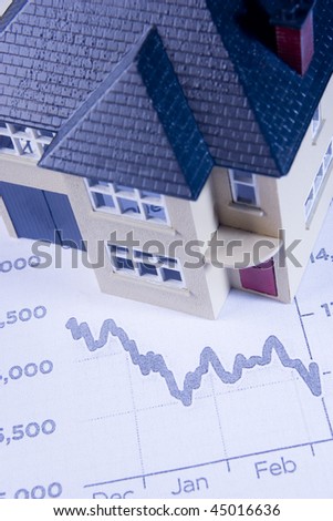 Concept Showing Decline In Housing Market