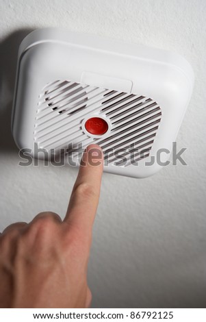 Home smoke alarm