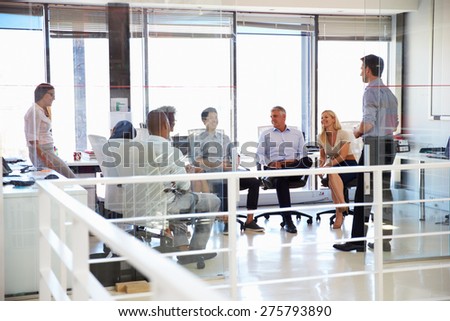 Business meeting in a modern office