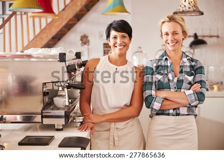 Cafe owners, portrait