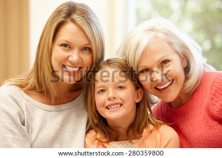 Multi-generation family portrait