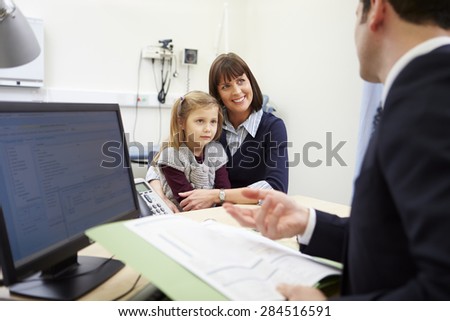 Appointment For Mother And Daughter With Doctor