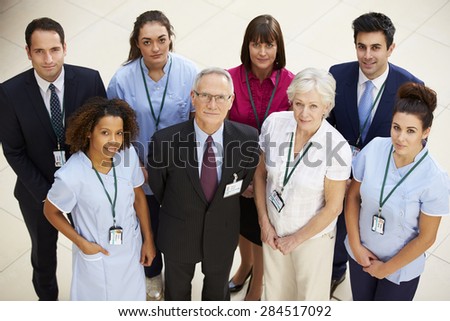 Portrait Of Hospital Medical Team