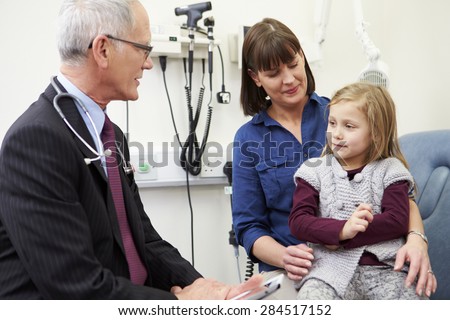 Appointment For Mother And Daughter With Doctor