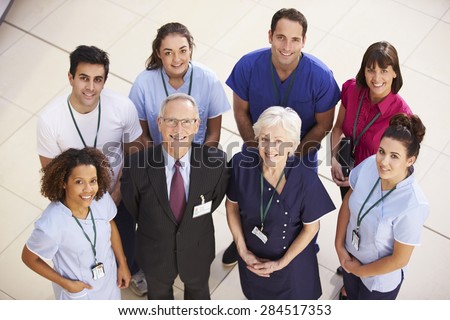 Portrait Of Hospital Medical Team
