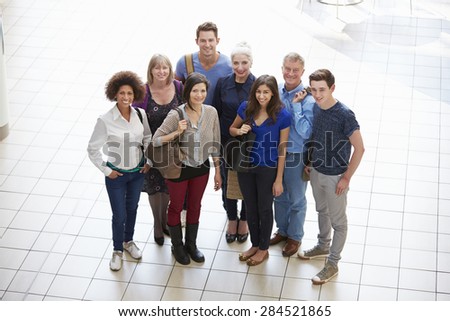 Portrait Of Mature Students On Further Education Course