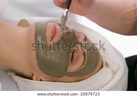 application of clay mask