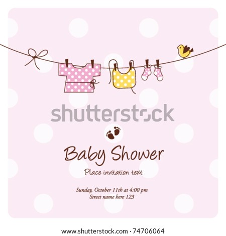 Baby shower invitation card Baby shower invitation card