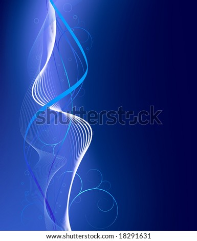 futuristic wallpaper. stock vector : blue futuristic