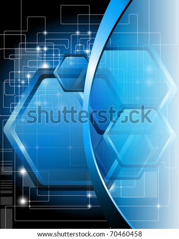 Blue Technical Background