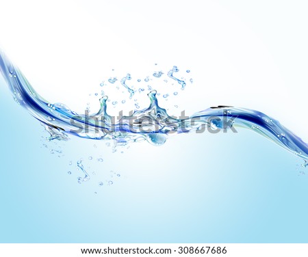Water splashes