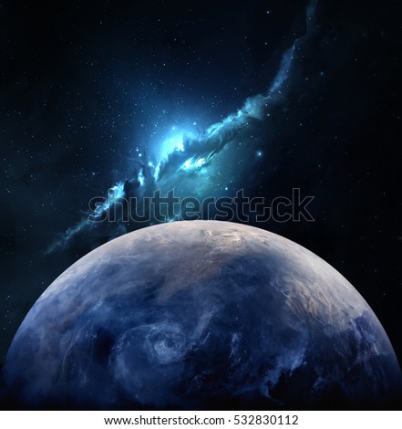 Planet Earth. The elements of this image furnished by NASA