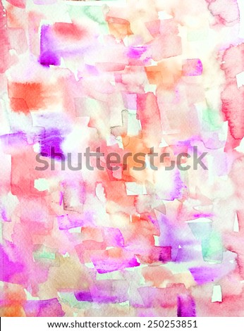 Painted Art Background. Abstract Watercolor Art Background. Watercolor Artwork.