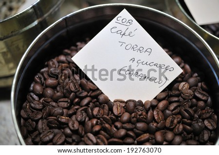 Santos, Sao Paulo, Brazil -Ã?Â� September. 16.2011: Coffee tasting to grade the coffee beans in Santos, the center of coffee industry and the main port to export coffee to the world, Brazil