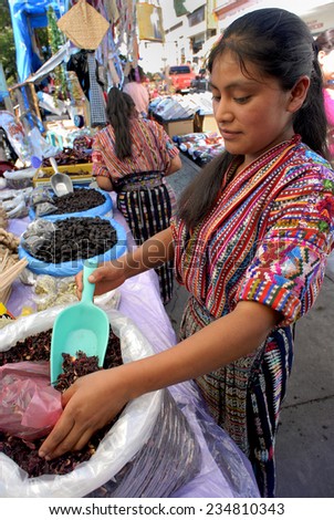Guatemala City, Guatemala, - December, 15. 2006: Central Market at Guatemala City, Guatemala, Central America