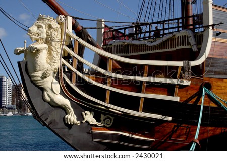 Spanish pirate ship