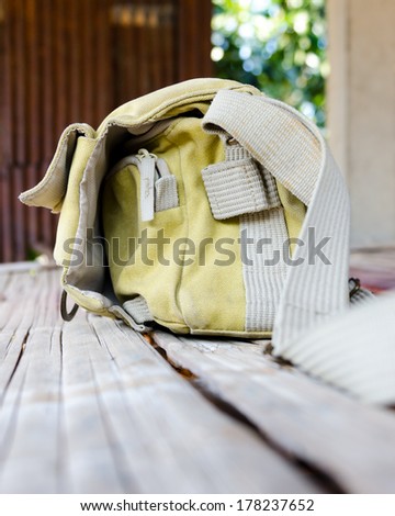 Camera Bags in the cottage