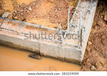 foundation for house building
