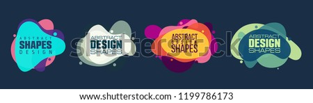 vector illustration abstract shape. colorful creative frames for advertising text, with the effect of imposing. modern graphical design business cards, invitations, gift cards, flyers ,brochures