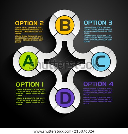 vector illustration business infographics ,  workflow layout , scheme of work