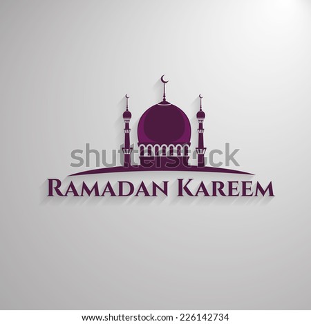 vector illustration arabic calligraphy inscription ramadan kareem religion\
,