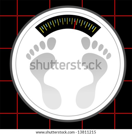 Weighing Machine Stock Vector Illustration 13811215 : Shutterstock