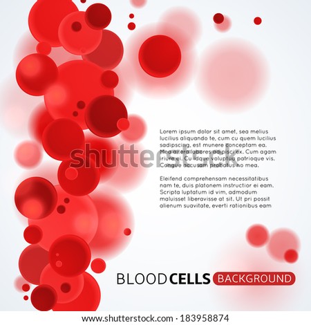 Blood cells medical background Blood cells medical background