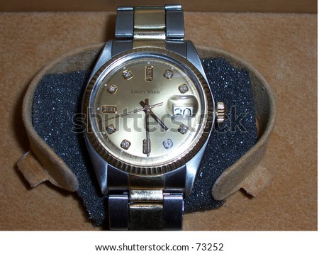 Luxury watch, diamond watch
