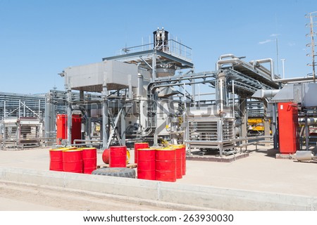Turbo-generators on a oil pumping station
