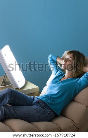 Woman Light Therapy