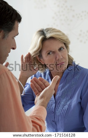 Hearing-Impaired Elderly Person