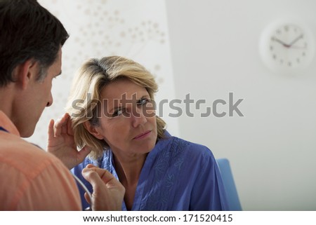 Hearing-Impaired Elderly Person