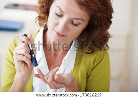 Test For Diabetes, Woman
