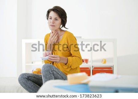 Coughing Treatment Woman