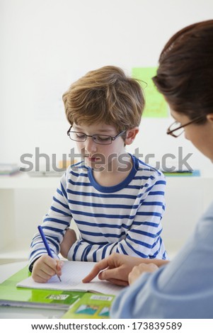 Child In Speech Therapy