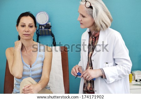 Woman In Consultation, Dialogue