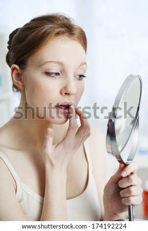Woman With Mirror