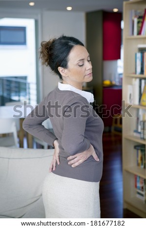 Lower Back Pain In A Woman