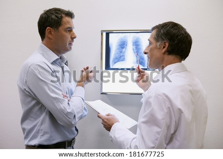 Pneumology Consultation Man