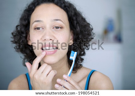 Dental hygiene, woman