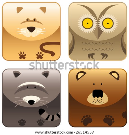 http://image.shutterstock.com/display_pic_with_logo/188347/188347,1236853936,5/stock-vector-wild-animals-icon-set-weasel-owl-raccoon-bear-vector-26514559.jpg