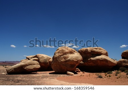 Boulders at Canyon Lands National Park