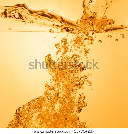 orange summer drink with bubbles orange summer drink with bubbles