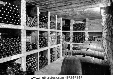 HDRI of a wine cave