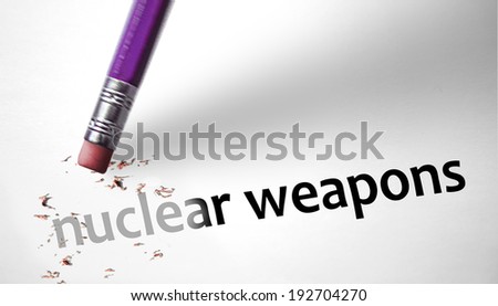 Eraser deleting the concept Nuclear Weapons